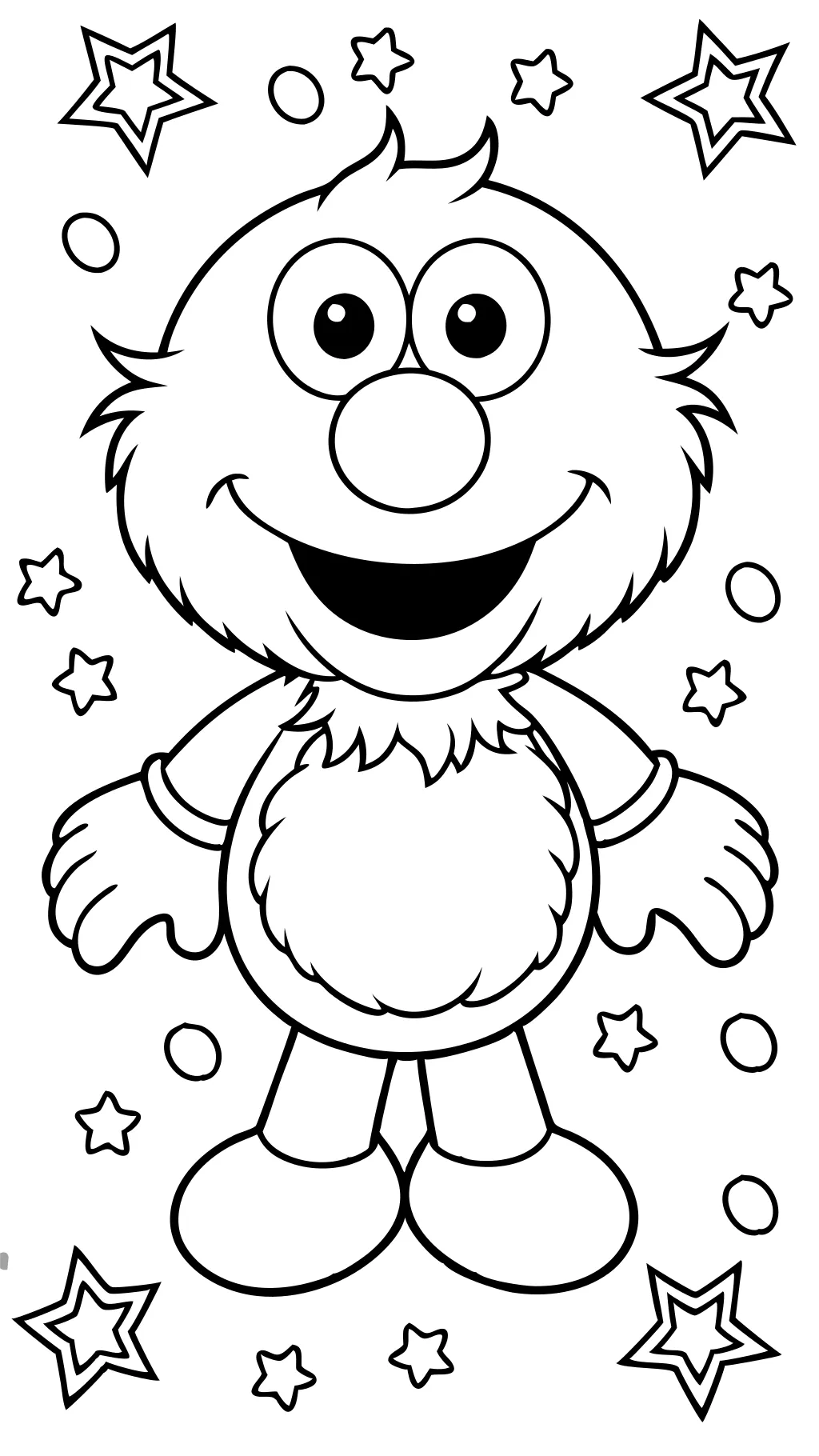 elmo coloring pages to print